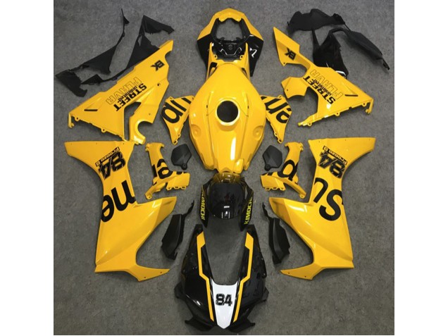 2017-2019 Yellow Street Flava Honda CBR1000RR Fairings