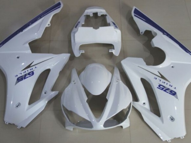 2009-2012 Blue White OEM Style Triumph Daytona 675 Fairings 2009-2012 Blue White OEM Style Triumph Daytona 675 Fairings